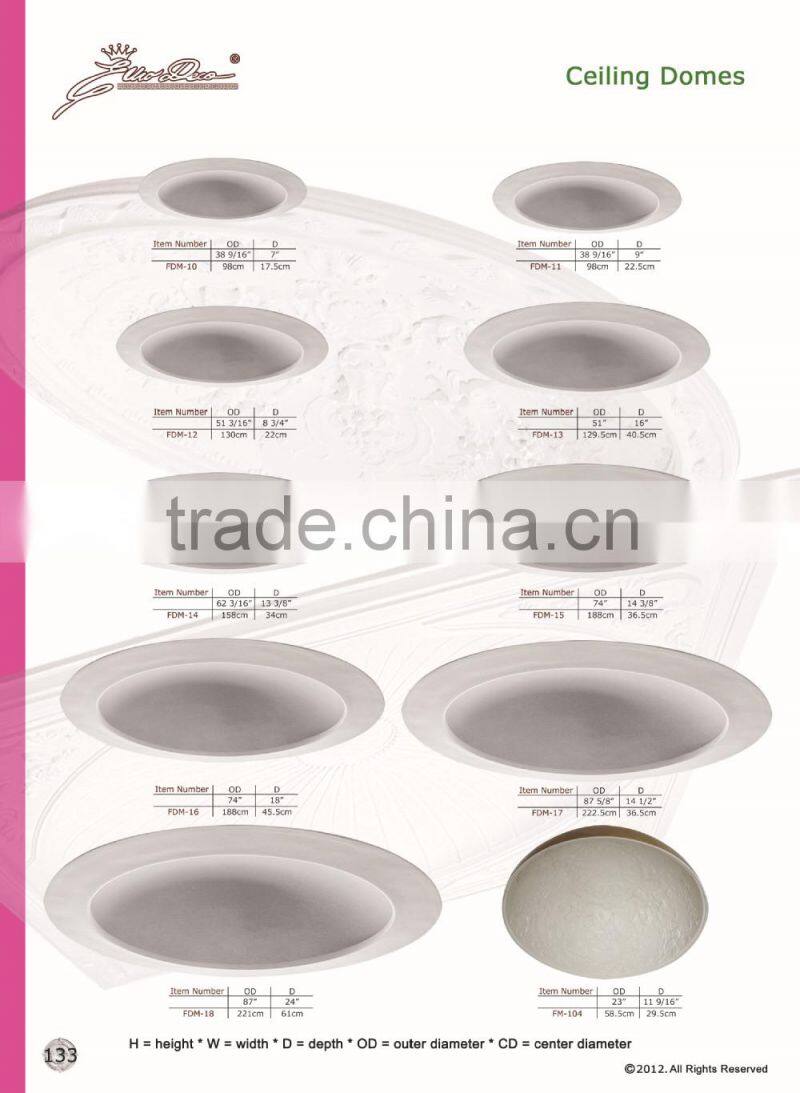 PU Good price beautiful new modern decorative Polyurethane Crown Moulding