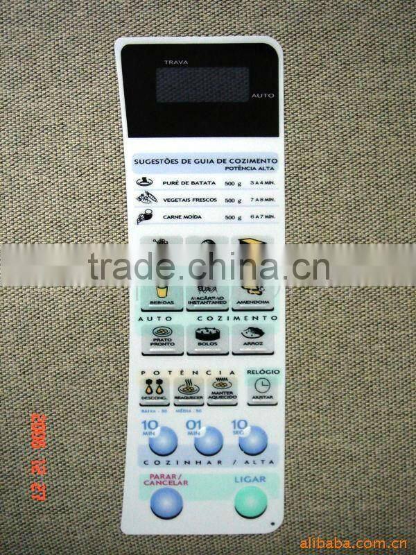 push button/ keypad/ keyboard microwave oven membrane switch