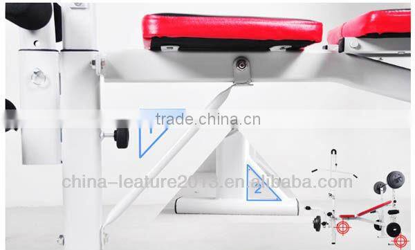 Adjustable Gymnastic Equipment Body building Weight Bench