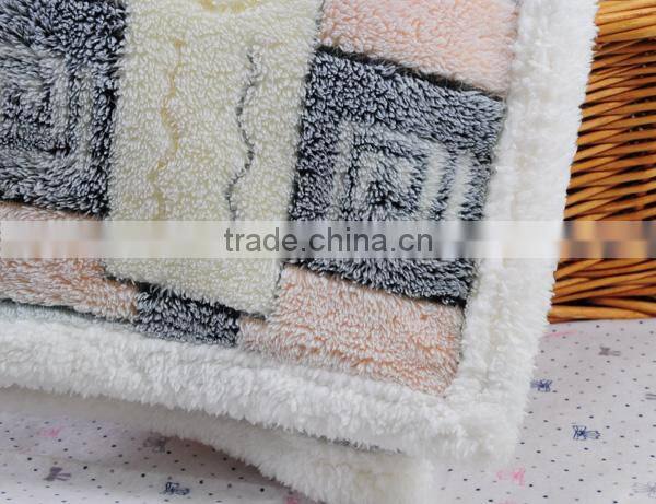 100% polyester thick soft coral fleece blanket