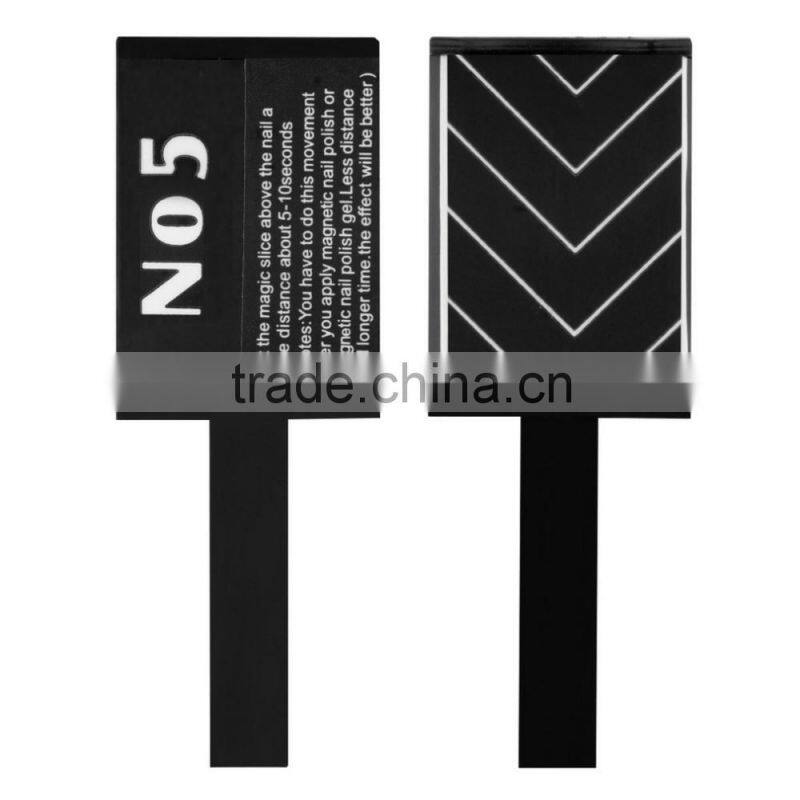 Magnet plate gel nail polish 3D cat Eyes magnets Magic sticker magnetic slice