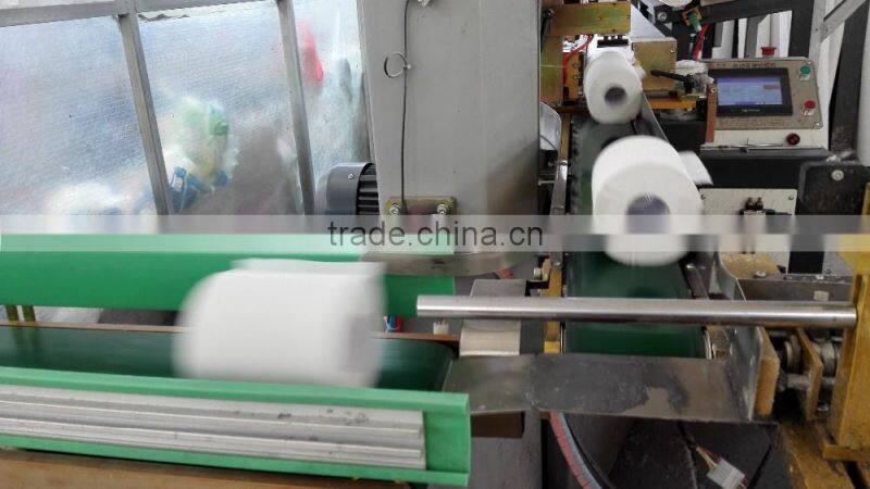 Mini printed toilet tissue paper roll