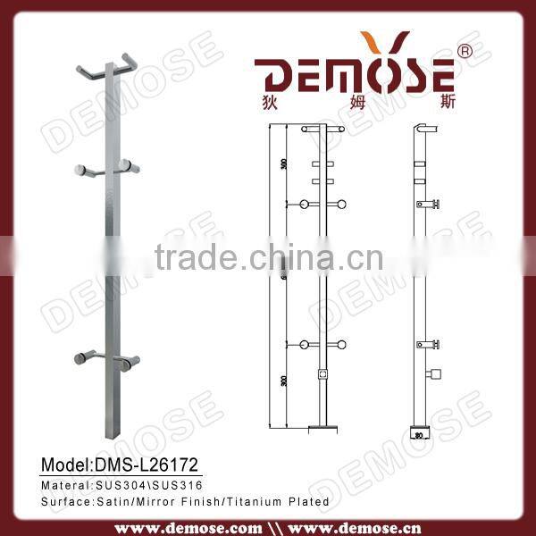 stainless steel fence post with deck railing post cover