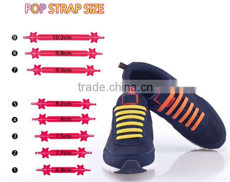 Factory direct sell Silicone shoelace