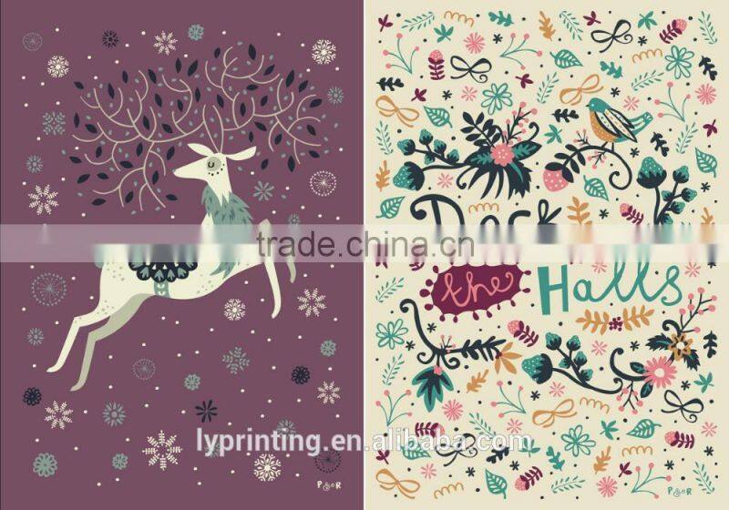 Lovely Christmas card greeting card new year card printing