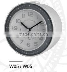 High quality classic round alarm clock with a nightlight function