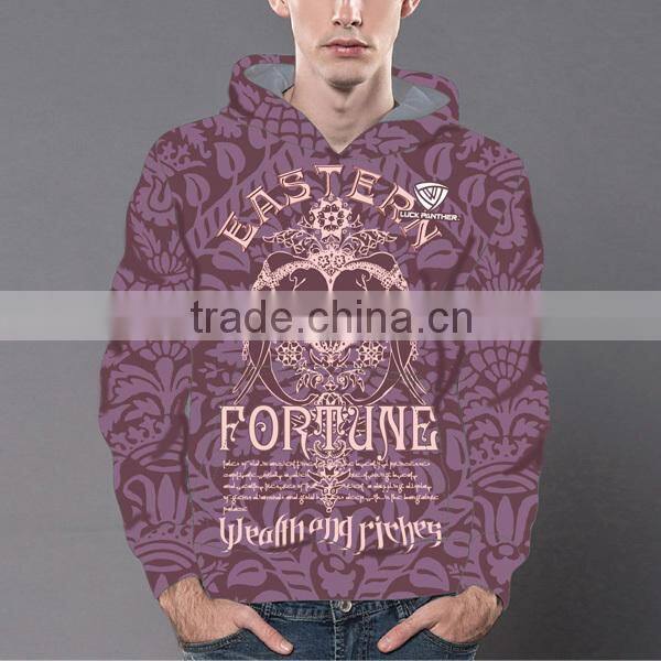 High Quality Sublimation New Plus Size Men's Custom Hoodies