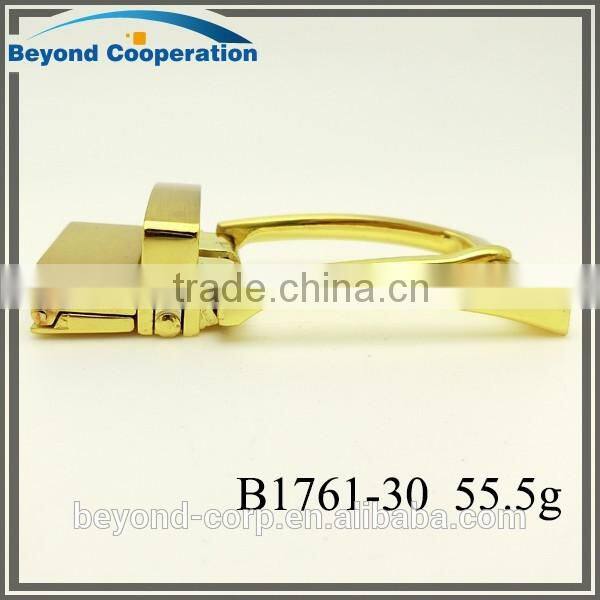 Real gold brush fashion buckles trim