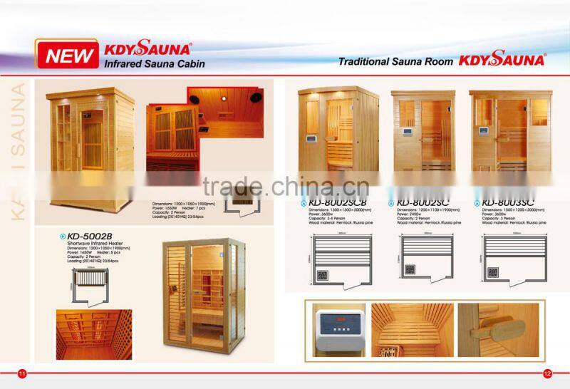2015 high quality 1 people infrared foot sauna barrel