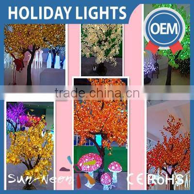 High quality with Rosh CE high simulation cheery blossom tree outdoor led fake cherry blossom trees