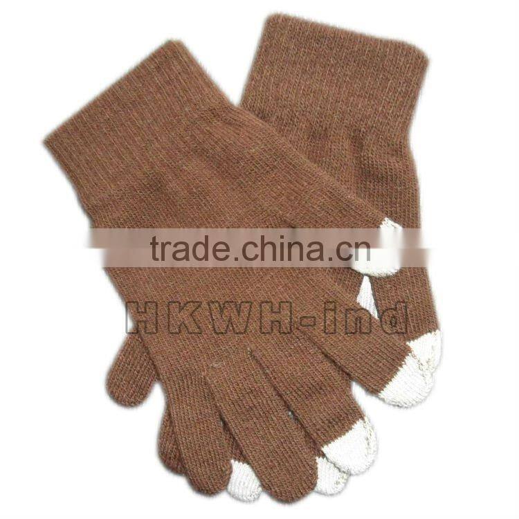 Finger touch gloves for iPone, Tablet PC, ATM devices with variety colors and models