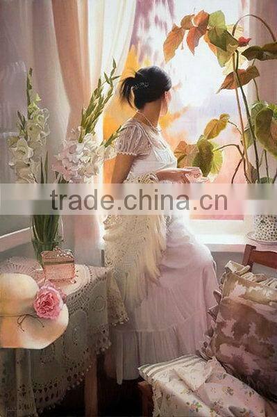 M-214 Modern Art Hot Sex Woman Oil Painting