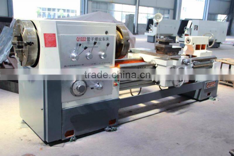 CNC Pipe Threading and Finishing Lathe Machine QK1313