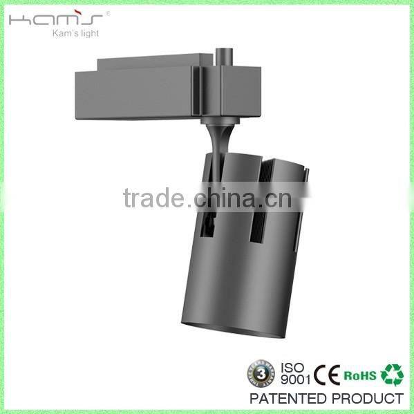 2, 3, 4 Phase adjustable black /white housing led track lights 220v