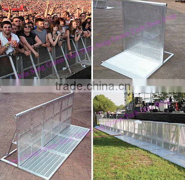 BR-DS003 aluminum alloy mojo crowd barrier for concert