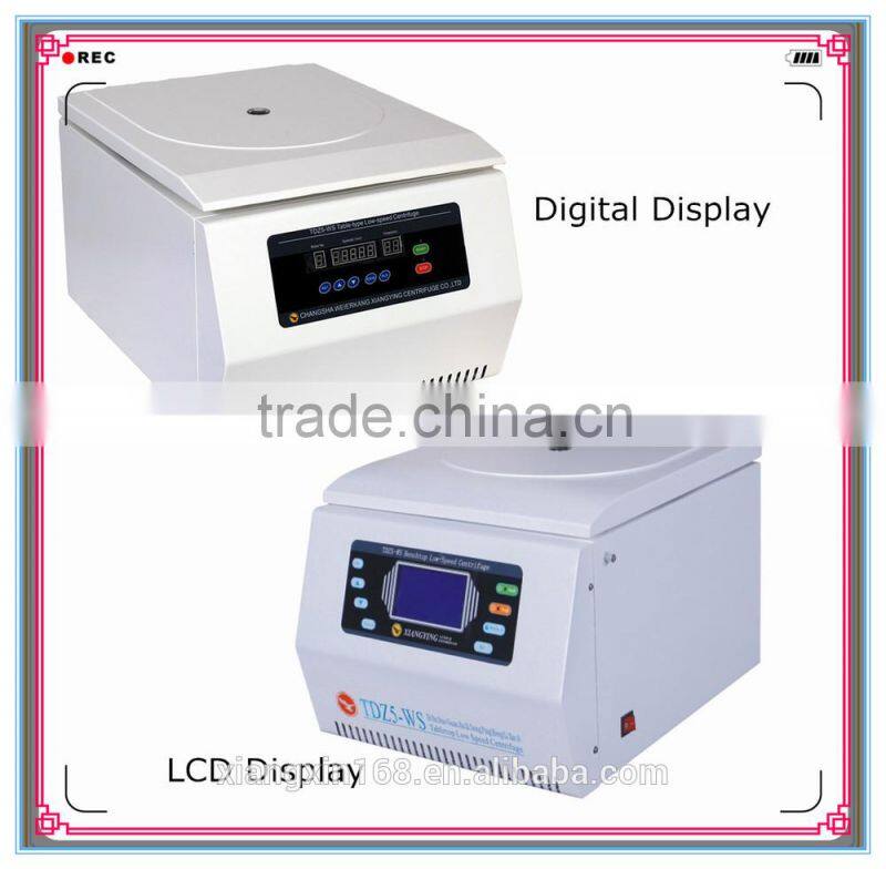 Xiangxin centrifuge Hot sales Low speed centrifuge for blood bags and vaccum tubes TD5A-WS Max speed 5000rpm 4*500ml blood bags