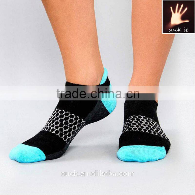 custom 100 cotton sports ankle boot socks for women