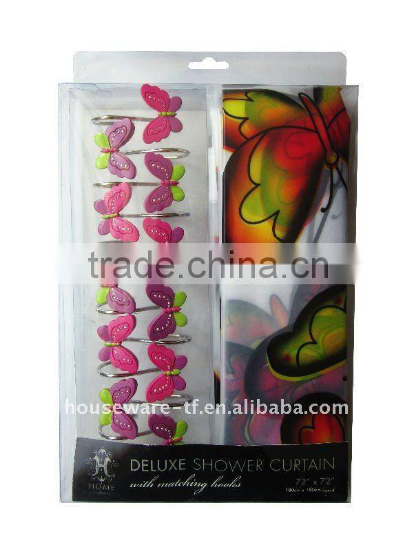 water wave pattern shower curtain,bath curtain,shower curtain