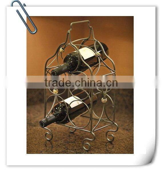 metal wine rack
