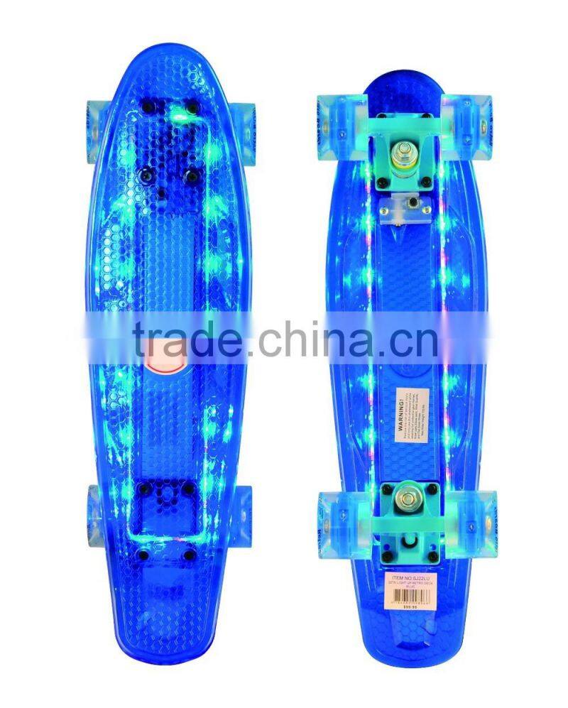 LED skateboard and wheel