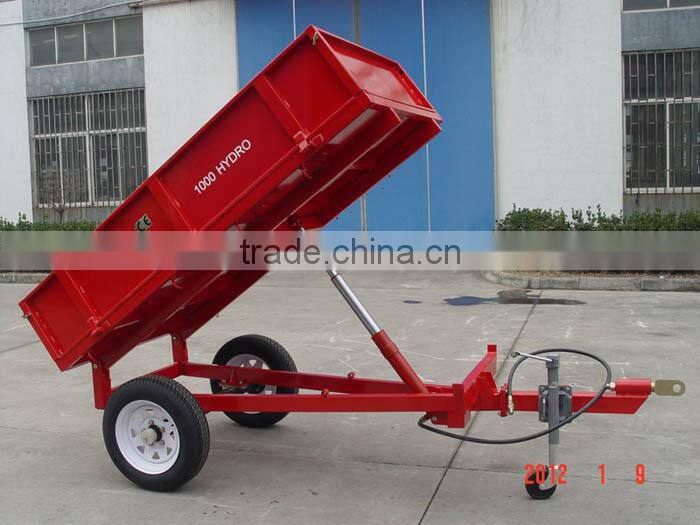 China CE cheap hydraulic mini compact semi camper small farm tractor trailer