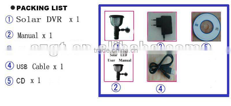 USB Solar Home Security DVR