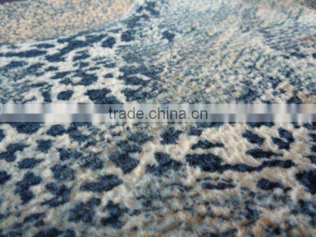 Home Textile Print Flocking Fabric008