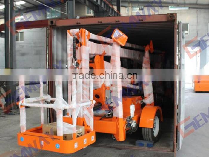 DISCOUNT! Trailing hydraulic small spider boom lift for sale