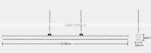 good performance 150cm led trunking light with 130lm/w