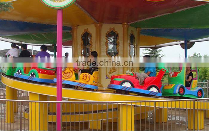 Kiddy Car Rides Mini Shuttle Track Car Indoor Outdoor Game