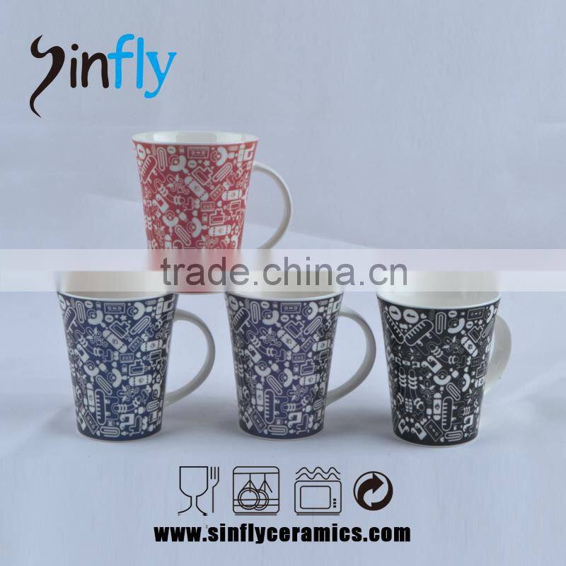 2015 New China Supplier Reasonable Price Plain White Ceramic Mug