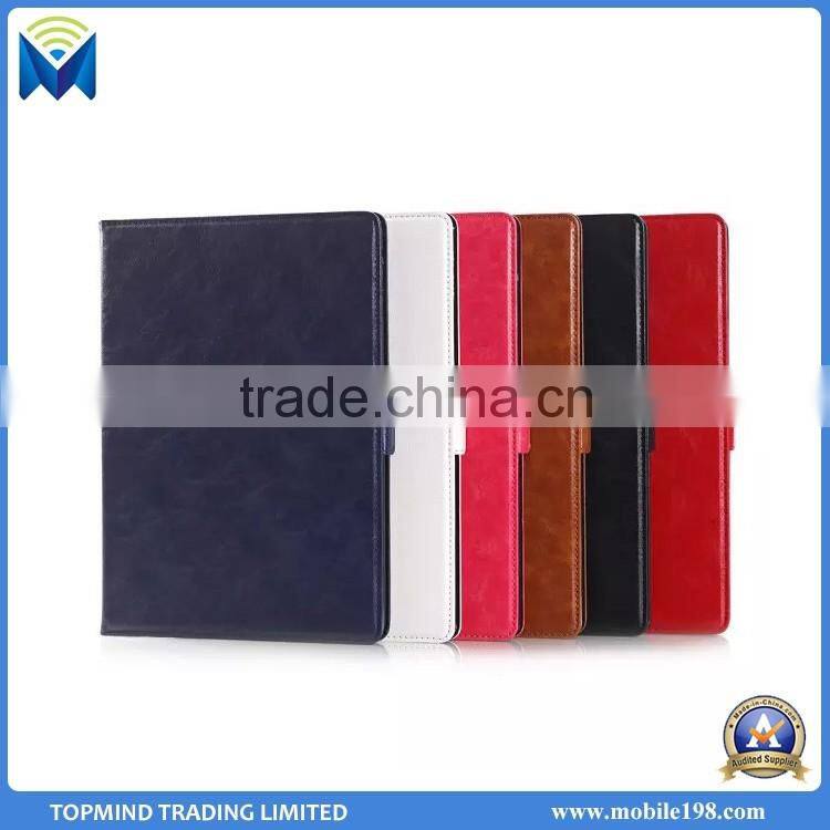 High Quality Folio Leather Case for iPad Pro, Magnetic Buckle Back Case Cover for iPad Pro