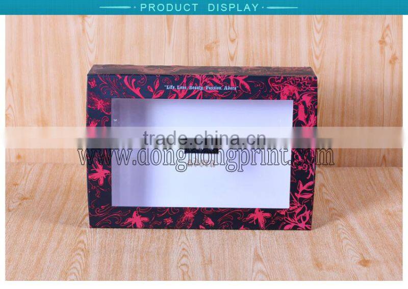Professional custom magnetic gift boxes wholesale, gift boxes with windows, gift boxes clear lid