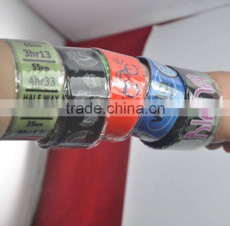 OEM Factory - Silicone slap wristband, silicone slap bracelet, silicone snap bands