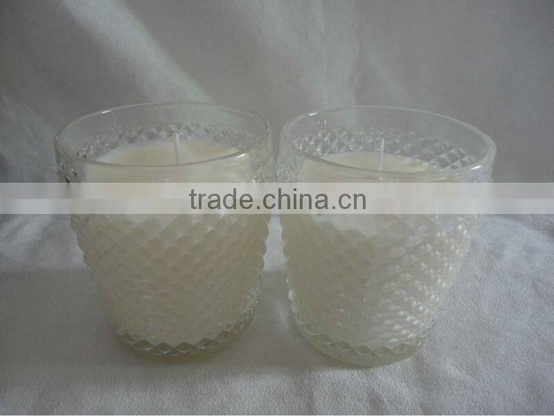 Orange Blossom Layered Organic Scented Pure Soy Wax Candle