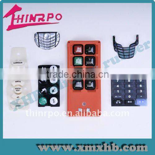 Silicone cell phones keypads