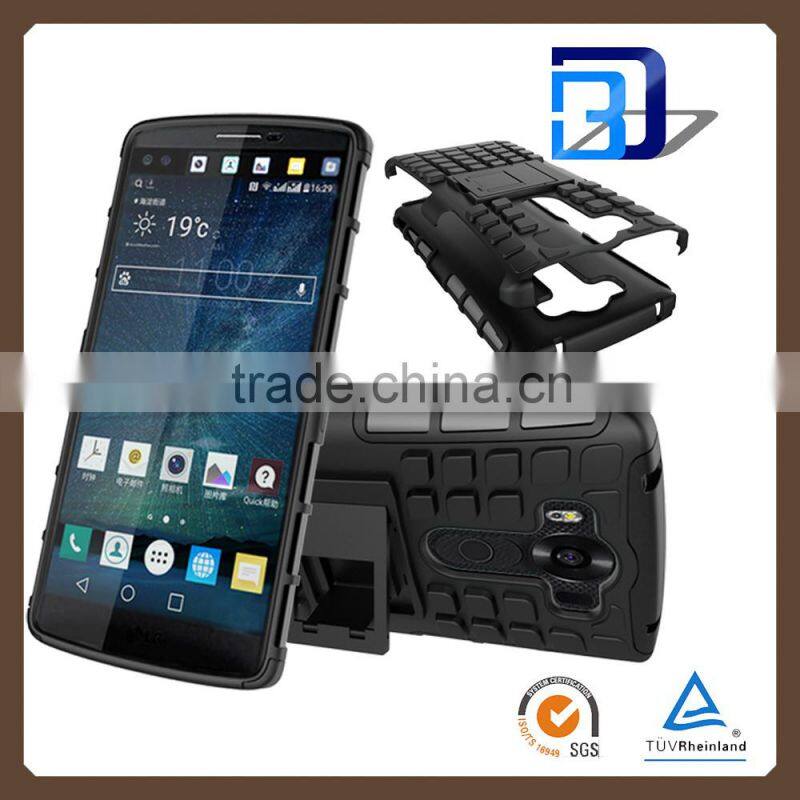 From Chniese Supplier Armor slim kickstand case TPU+PC 2 in 1 heavy duty case For LG V10 Hard case fast delivery