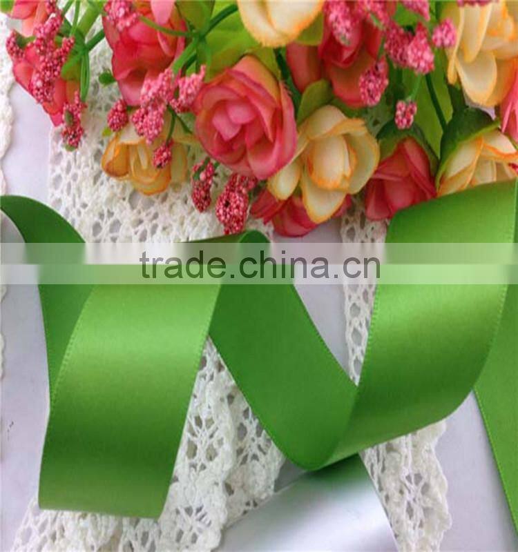 wholesale top quality 100% Polyester satin Ribbon for Fashion Decorations hairbow