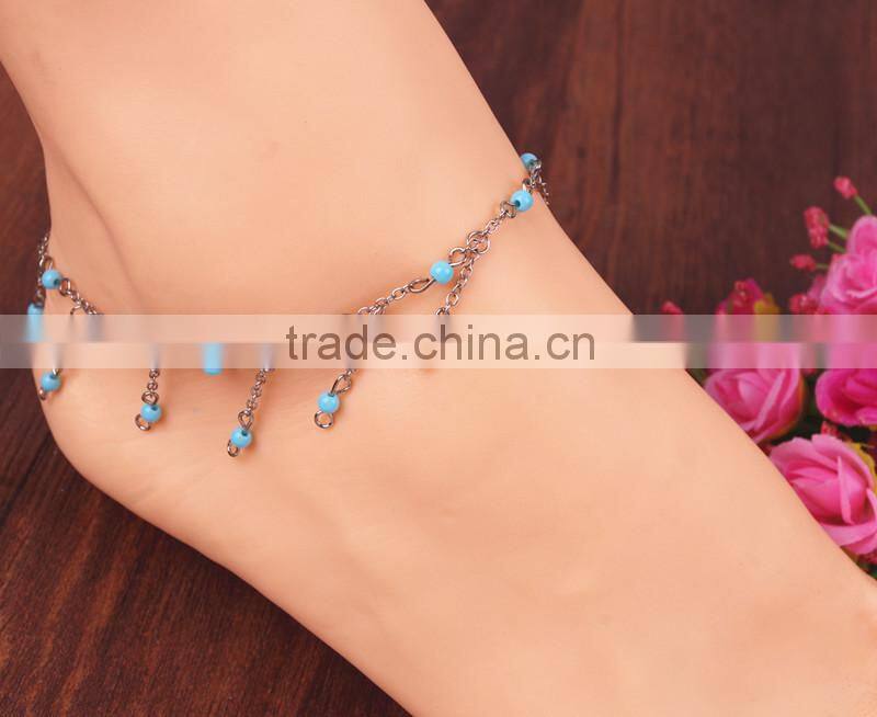 FANCY DESIGN A50020 antique silver anklets