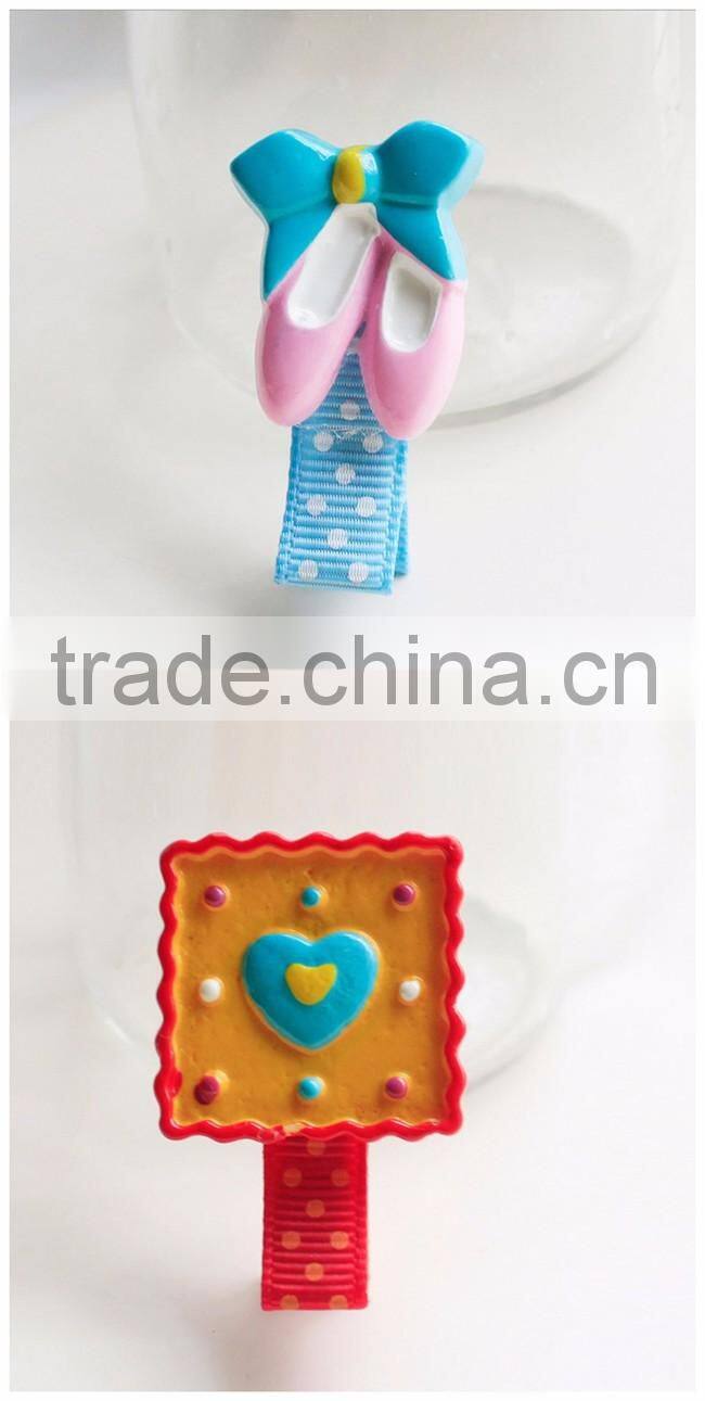 Kids Baby Hair Accessories Acrylic Hair Clips Hairpins For Girls