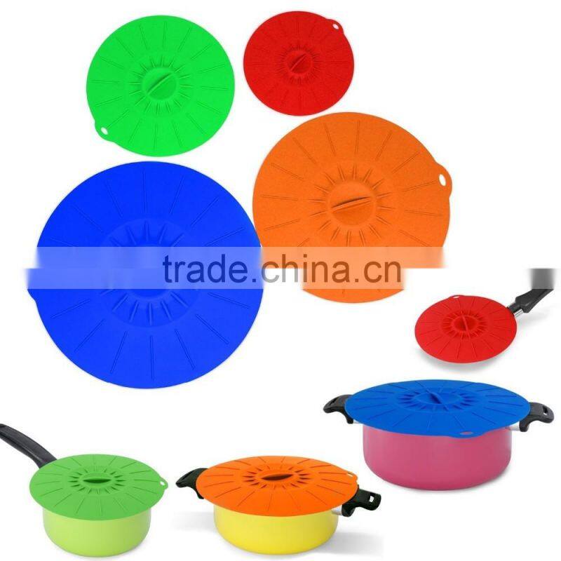 Reusable Food Bowl Cover Silicone Lids Set