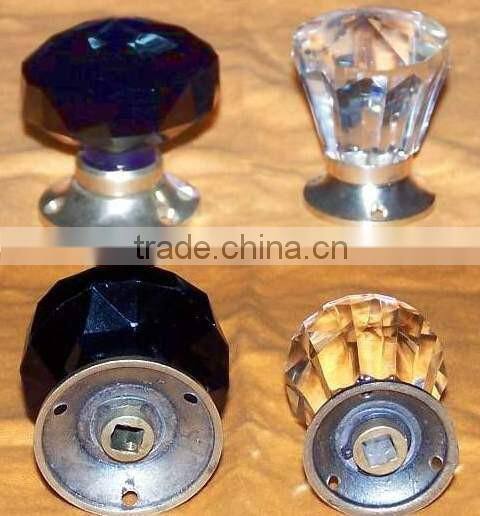 Glass door knobs and door handle