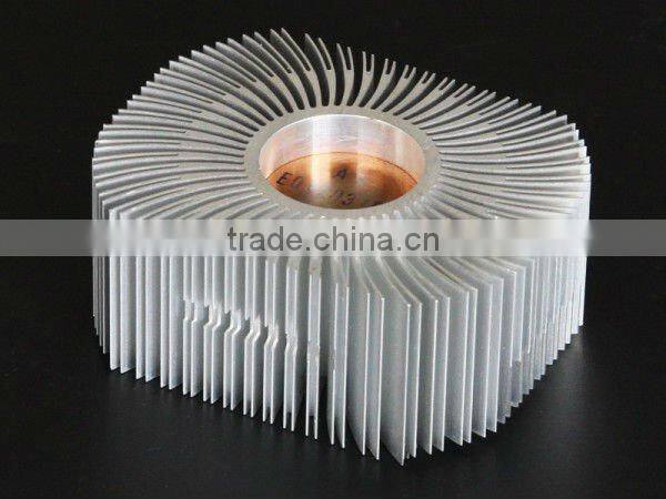 Aluminum round heat sink
