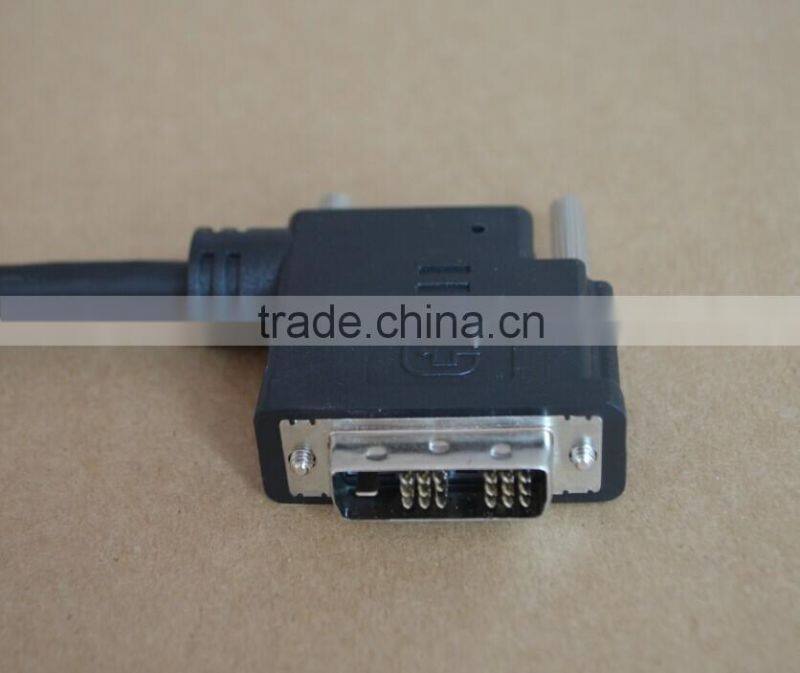 DVI-D Single Link DVI Cable Male / Male Right Angle Right 5.0 ft