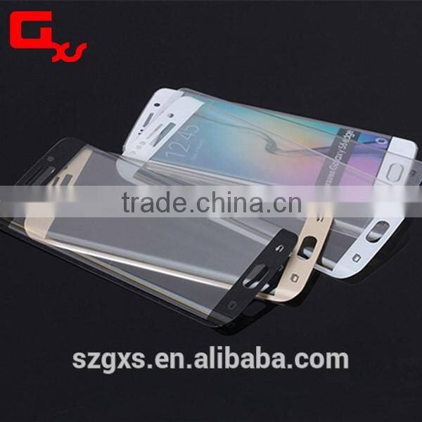 High transparency 3D caved high-end premium tempered glass screen protector for galaxy s7 edge
