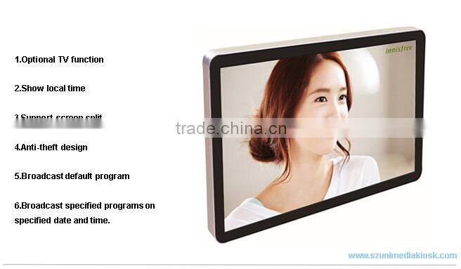 Stylish HD 32 inch LCD digital advertising screen display player