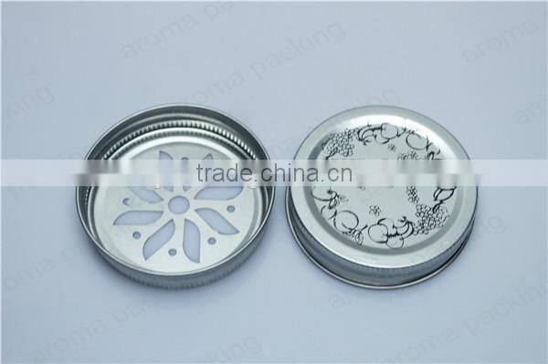Eco-friendly Tinplate Metal Type Mason Jars Metal Lid