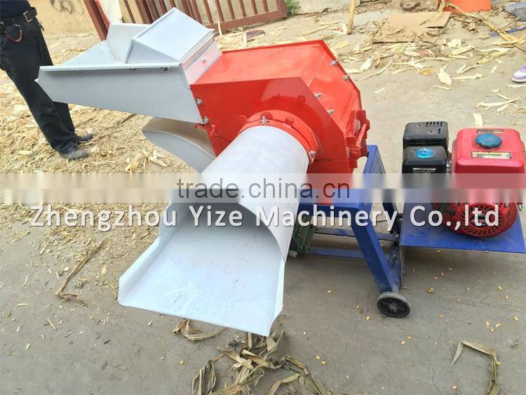 Diesel engine power type chaff cutter / herb crusher / straw breaker