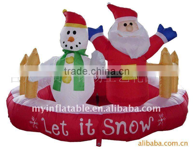 Christmas inflatable tree