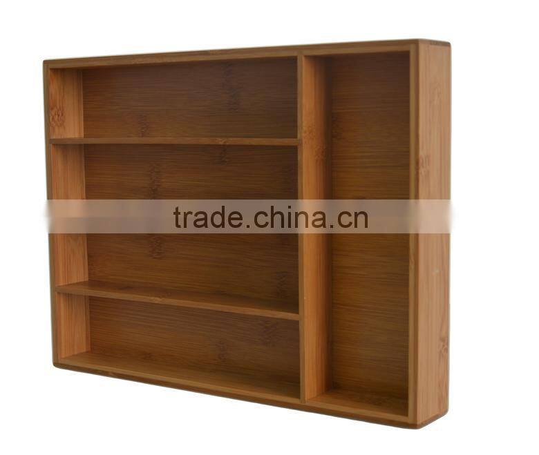 Solid Bamboo Tray with 5 compartments